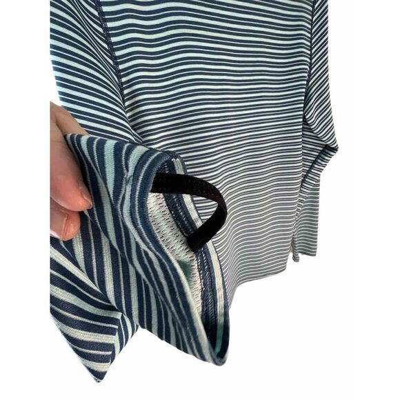 Patagonia 1/4 Zip Striped Athletic Long Sleeve Top - Picture 3 of 4